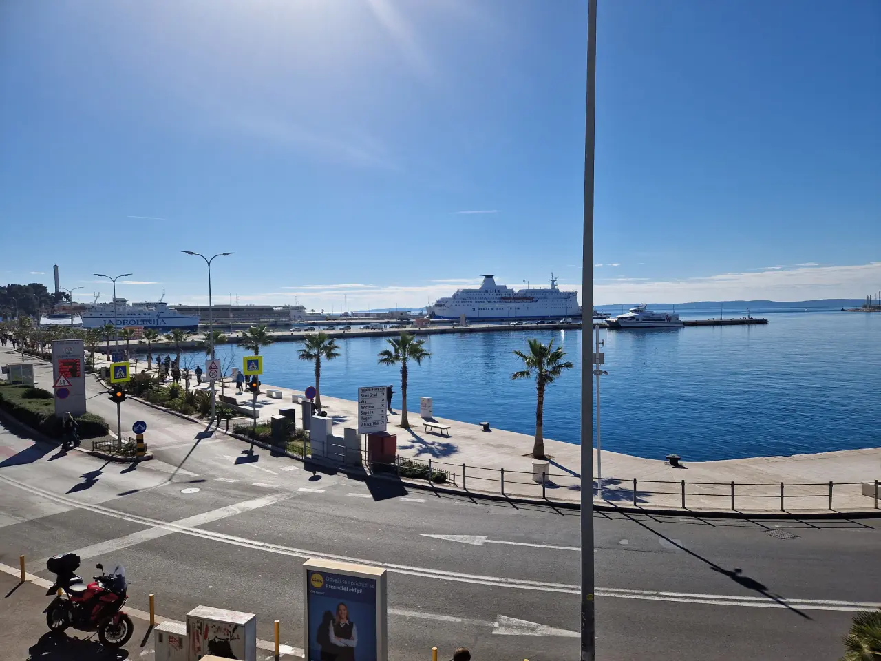 Ferry Port in Split Croatia